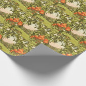 Vintage Orangenhain Geschenkpapier (Ecke)