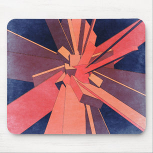 Vintage Orangenwinkel Mousepad