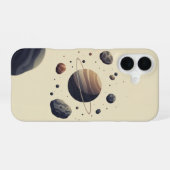 Vintage-Orbitalsteine iPhone 16 Hülle (Rückseite (Horizontal))