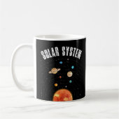 Vintage Orbits der Planeten Astronomie Lover Kaffeetasse (Links)