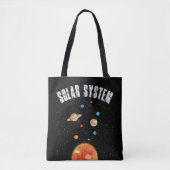 Vintage Orbits der Planeten Astronomie Lover Tasche (Vorderseite)