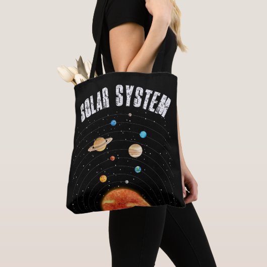 Vintage Orbits der Planeten Astronomie Lover Tasche (Von Nahem)