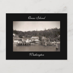 Vintage Orcas Island Postkarte