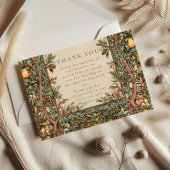 Vintage Orchard Botanical Wedding Dankeskarte