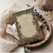 Vintage Orchard Botanical Wedding Einladung