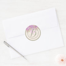 Vintage-Orchidee-Ombre-Schleife und -Bouquet