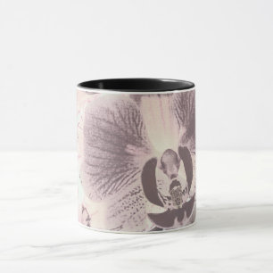 Vintage, Orchidee Tasse