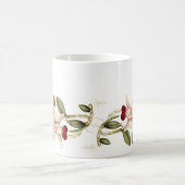 Vintage Orchideen-Blumen-Tasse Kaffeetasse (Mittel)