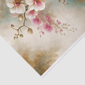 Vintage Orchideen Seidenpapier (Ausschnitt)