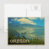 Vintage Oregon-Küste Postkarte (Vorne/Hinten)
