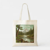 Vintage Oregon Tragetasche (Rückseite)