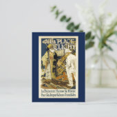 Vintage Orientalische Rug-Werbung Postkarte (Stehend Vorderseite)