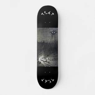 Vintage Original-Alien-Invasion 7 7/8" Skateboard