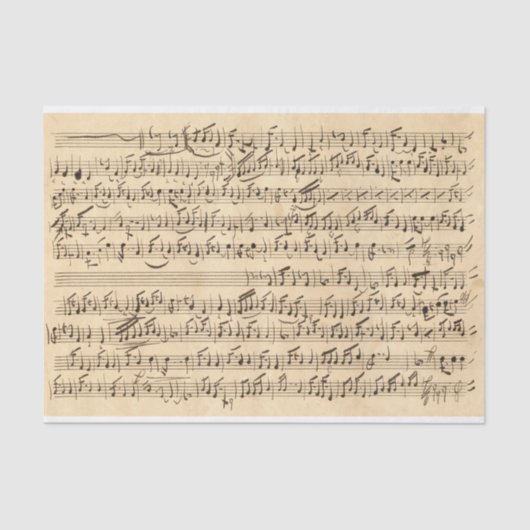 Vintage Originalmusik (nicht KI) Notennummer 2 Seidenpapier (Vorderseite)