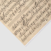 Vintage Originalmusik (nicht KI) Notennummer 2 Seidenpapier (Ausschnitt)