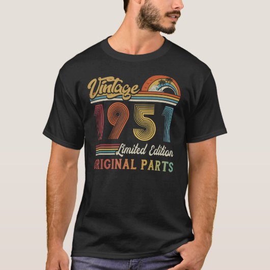 Vintage Originalteile 1951 Limited Edition T-Shirt (Vorderseite)