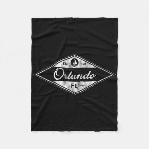 Vintage Orlando  Fleecedecke