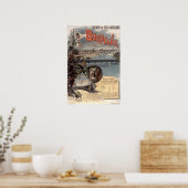 Vintage Orleans Bahn Paris-Bordeaux Poster (Küche)