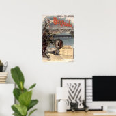 Vintage Orleans Bahn Paris-Bordeaux Poster (Heimbüro)