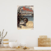 Vintage Orleans Bahn Paris-Bordeaux Poster (Küche)