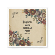 Vintage-Ornament-Floral-Geburtstag