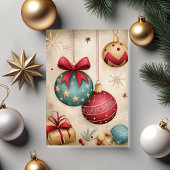 Vintage-Ornament-Schatz Karte
