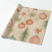 Vintage-Ornament-Verpackungspapier Geschenkpapier (Ungerollt)