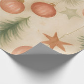 Vintage-Ornament-Verpackungspapier Geschenkpapier (Ecke)