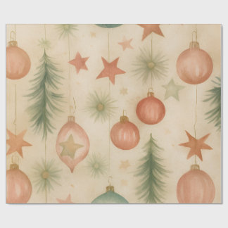 Vintage Ornament Wrapping Paper Geschenkpapier