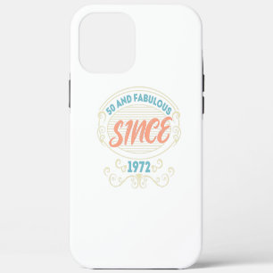 Vintage Ornamental 50 und Fabelhaft seit 1972 Case-Mate iPhone Hülle