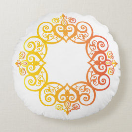 Vintage Ornamental Frame Elegant Decorative Border Rundes Kissen