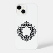 Vintage Ornamental Frame iPhone Hülle (Rückseite)