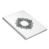 Vintage Ornamental Frame Notizblock (Rechte Seite)