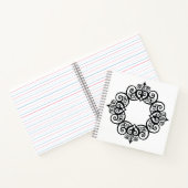 Vintage Ornamental Frame Notizblock (Innenseite)