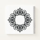 Vintage Ornamental Frame Notizblock (Rückseite)