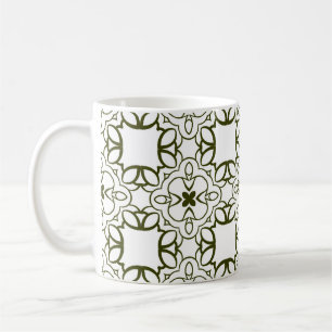 Vintage ornamental seamless pattern. abstract, ara kaffeetasse