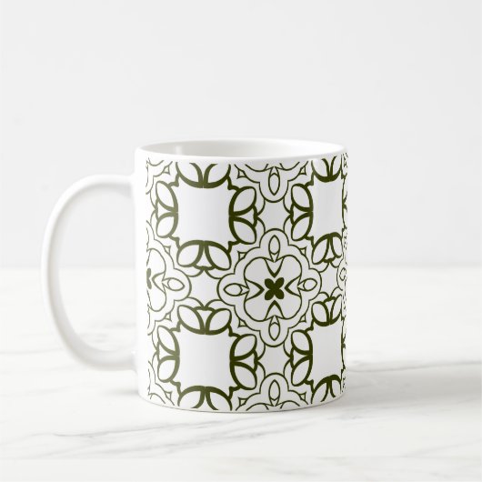 Vintage ornamental seamless pattern. abstract, ara kaffeetasse (Links)