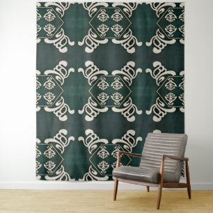Vintage Ornamentale Kombinationen Kunstmuster Wandteppich