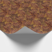 Vintage Ornamente, barocke Rokoko-Textur. Geschenkpapier (Ecke)