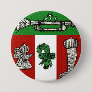 Vintage Ornamente Button