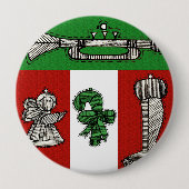 Vintage Ornamente Button (Vorderseite)
