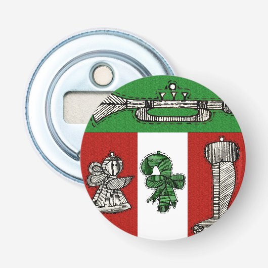 Vintage Ornamente Flaschenöffner (Vorderseite)