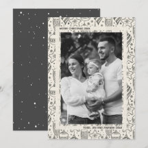 Vintage Ornamente Foto Weihnachten