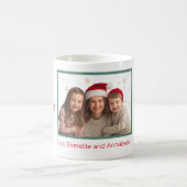 Vintage Ornamente Foto Weihnachten Kaffeetasse (Mittel)