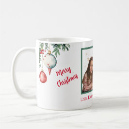 Vintage Ornamente Foto Weihnachten Kaffeetasse