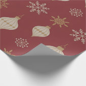 Vintage-Ornamente Geschenkpapier (Ecke)