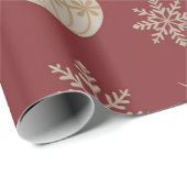 Vintage-Ornamente Geschenkpapier (Rolleneckpunkt)