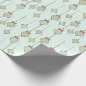 Vintage Ornamente Geschenkpapier (Ecke)