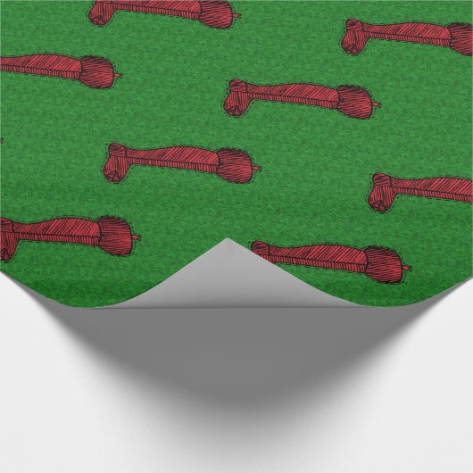 Vintage Ornamente Geschenkpapier (Ecke)