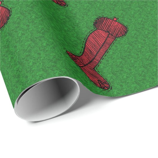 Vintage Ornamente Geschenkpapier (Rolleneckpunkt)